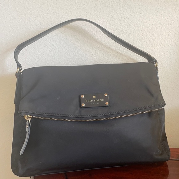 Kate Spade canvas and leather Crossbody bag - Picture 1 of 11